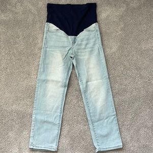 PINKBLUSH Cropped Maternity Jeans